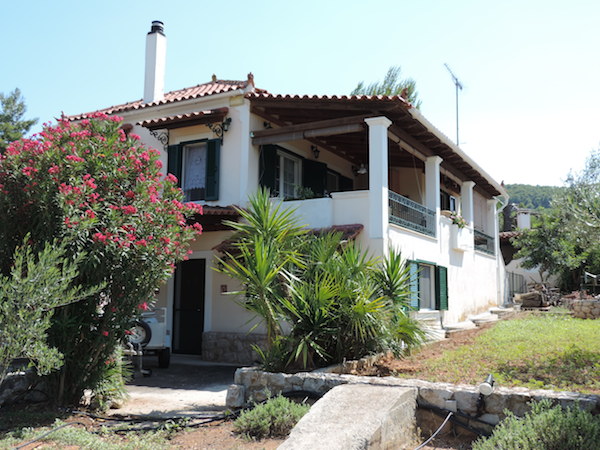 Olive trees and crystal-clear waters